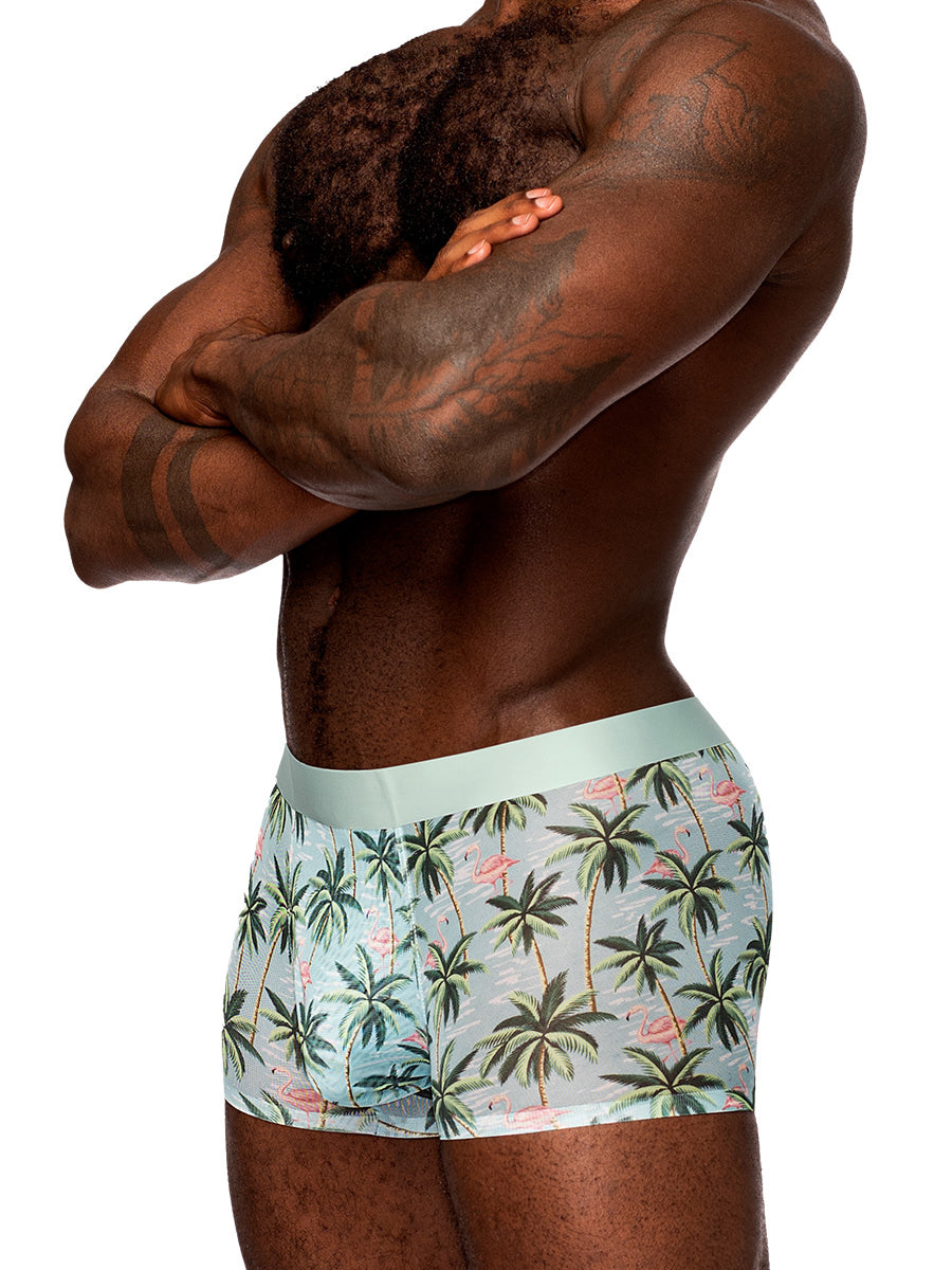 "Sheer Prints - Seamless Sheer Short - Large - Flamingo MP-SMS011FLLG"