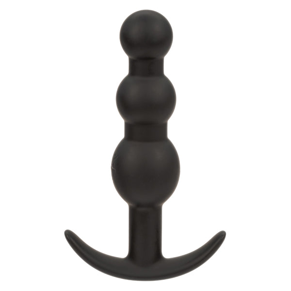 "Boundless Vibrating X5 Beaded Plug - Black SE2700552"