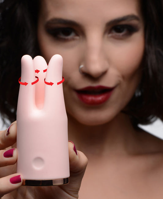 "Vibrassage Twirl 10x Vibrating Clit Teaser - Pink INM-AG286"